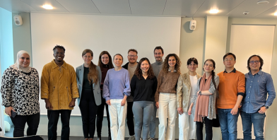 researchers standing